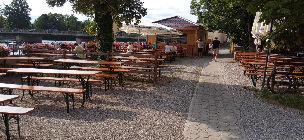 Grosses Zimmer Bad Kueche Wohnzimmer Terasse Garten Zentral Ruhig Ландсберг ам Лех Екстериор снимка